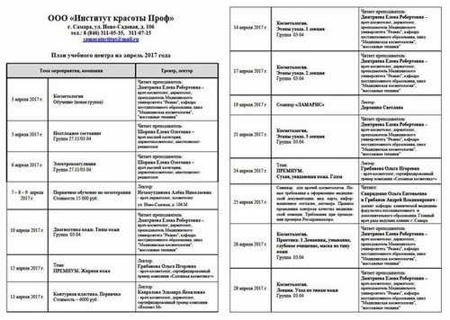 Новость Институт красоты Проф Самара