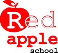 Логотип компании Red Apple, центр английского языка